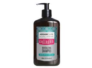 Arganicare Collagen atjaunojošs šampūns smalkiem matiem 400 ml
