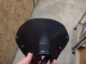 Adaptable black bike upper / saddle cover