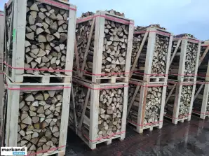 Brennholzmischung Eiche, polnische Buche, 30cm Stämme - kammergetrocknet