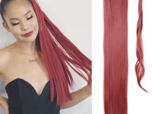 Red Ponytail Hair Extensions: Eleve o seu estilo de rabo de cavalo!