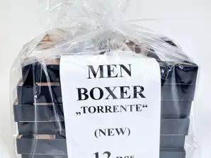 Bulk Men Boxers Torrente Wholesale - Raznolikost veličina od S do XXL u 12-dijelnim pakiranjima