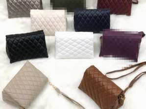 Die Türkei präsentiert eine Auswahl an Damenhandtaschen mit verschiedenen Modellen und Farben für den Großhandel