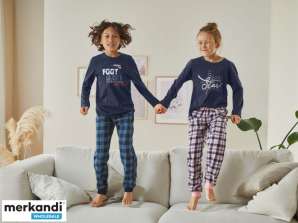 ® Pyjama Soft voor kinderen en junioren van zuiver katoen