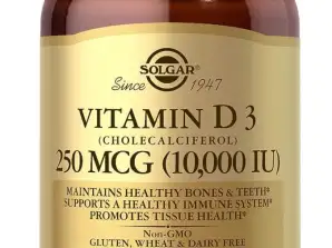Solgar vitamina D3 (colecalciferol) 250 mcg (10.000 UI)