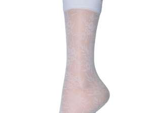 Set van 5 stuks Aleksandra sokken 3/4, wit