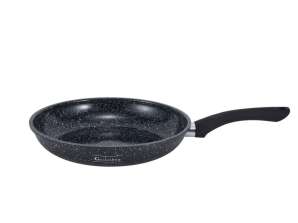Non-stick pan, 28x5.5cm, ceramic coating, soft touch handle, Goldamnn, marbled