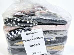 Pretty Little Things + Boohoo kjoler engros