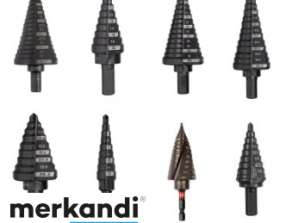 Restposten: Milwaukee Metal Step Tapered Drill Bits Pack 160 Pieces New A1