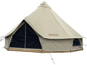 Tienda glamping KING CAMP Khan 400 x 400 x 270 cm