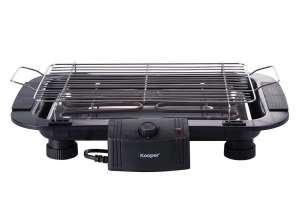 Electric Grill Pan 2000W Removable Stainless Steel Grill Kooper My Grill Black