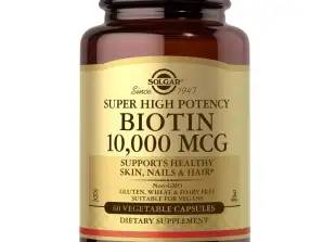 Solgar-Biotin 10 000 mcg kasviskapselit