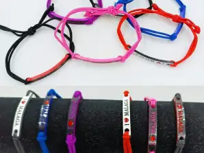 Bracelets sur le thème « I Love Málaga » pour les magasins - Vente en gros