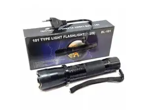 DEFENSIVE FLASHLIGHT WITH STUN GUN 2-IN-1, SKU: 2110 (Stock in Poland)