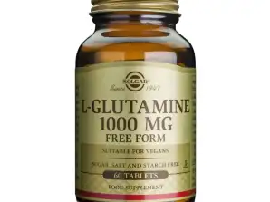 Solgar L-Glutamin-tabletter - 1000 mg aminosyre for fordøyelses- og muskelstøtte - 1000 mg