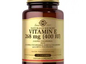 Solgar-Vitamina E 268 mg (400 UI) Cápsulas Blandas Alfa