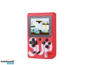 Retro Console Mini 400 Games, Portable Red
