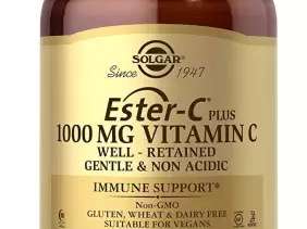 Solgar-Ester-C® Plus 1000 mg Vitamine C Capsules