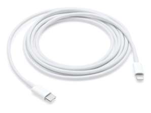 Câble Apple Type C vers Lightning 2m Blanc EU MQGH2