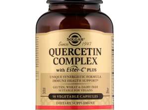 Σύμπλεγμα Solgar-Quercetin με φυτικές κάψουλες Ester-C® Plus