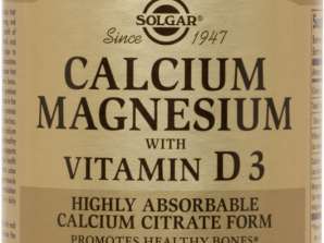 Solgar-kalsiummagnesium med vitamin D3 tabletter