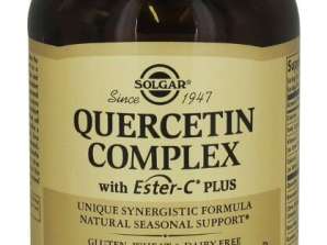 Solgar-Quercetin-Komplex mit Ester-C® plus pflanzlichen Kapseln