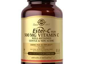 Solgar-Ester-C® Plus 500 mg Vitamine C Plantaardige Capsules