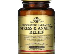 Solgar-Comprimés de soulagement du stress et de l’anxiété
