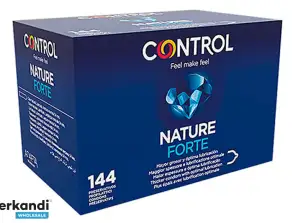 Pack 144 CONTROL ADAPTA FORTE Condoms with Ergonomic Shape and Extra Lubrication