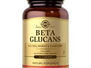 Solgar Beta Glucans tabletter til immunforsvar - Polysaccharider af høj kvalitet