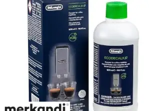 De’Longhi DECALK 5513296041 Détartrant Naturel Pour Machines à Café, Blanc, NOIR , 500 ml , DLSC500