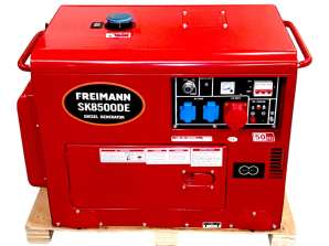 5kva/400V DIESEL GENERATORS, DIESEL GENERATOR SET, electric start; 2x220V-1x380V