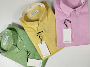 STOCK MEN'S LINEN SHIRTS MADE IN ITALY - MANTRA STOCK