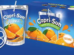 Пакетики для соку Capri Sun Juice, 10x200 мл - апельсин, вишня, сафарі, мультивітаміни, ельфентранк, монстр тривога, напій джунглів