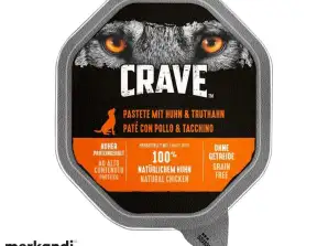 CRAVE PÂTÉ ADULTE AU POULET&T 150G SL