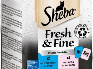 SHEBA F&F MP GELEE THUNF. LACHS 6X50G BT