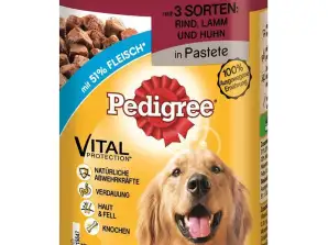PEDIGREE WITH 3 KINDS OF MEAT 400G DS
