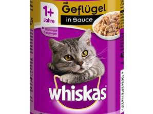 WHISKAS 1 WITH CHICKEN IN JELLY 400G DS