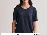 Gant t-shirt nuove collezioni attuali donna 100% lino super modelli