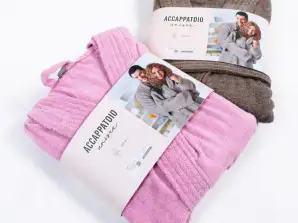 Albornoces esponjosos disponibles en colores lisos en colores variados, unisex