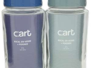 C: ART Jar 2L с дръжка цвят assorti