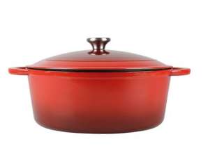 Cocotte round   red    9 liters