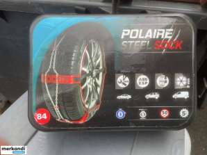 Set of New Snow Chains for Various Tire Sizes - Available in Warehouse