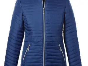 Jacke Montreux Blau Polyester Gesteppte Innenseite Größe XL / Frankreich XXL