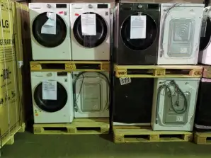 LG Washing Machines and Washer Dryers 132 Pieces 1 Truck Returned | 8kg, 9kg, 10.5kg, 11kg, 13kg | LG ThinQ, LG Smart Inverter | Heat pumps, display,