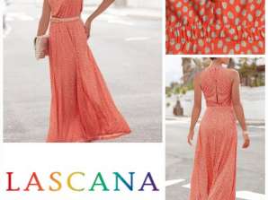 Langes Sommerkleid von Lascana mit kleinem Aufdruck. Modell: 43774654