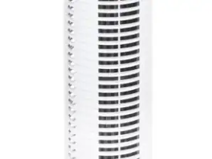Trebs 99383 3-stufiger Turmventilator mit Timerfunktion Weiß