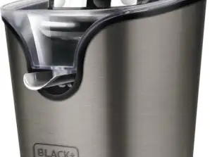 Black & Decker Juicer BXCJ100E - 100W - duży otwór wlewowy ze stali nierdzewnej - części można myć w zmywarce