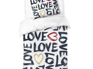 Dindi Bettbezüge 'Coloured Love' - 140x220+20cm