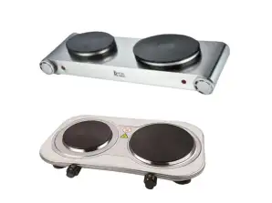DOUBLE STAINLESS STEEL ELECTRIC STOVE - ROYAL SWISS