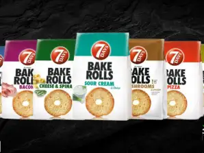 Bake rolls 80 gr, loading in Bulgaria, different flavors